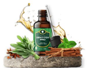 Dentitox Pro review bottle and ingredients